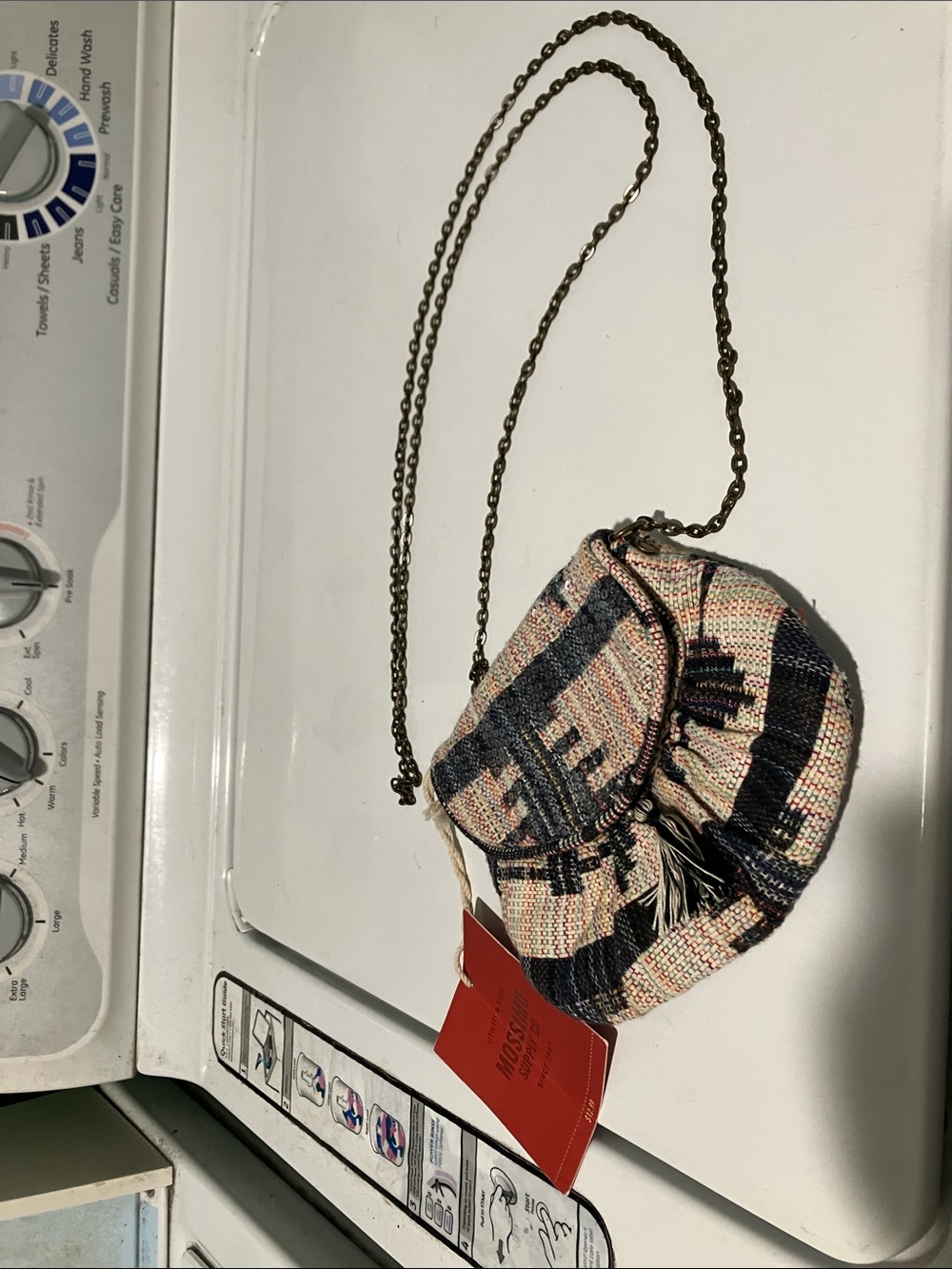 Small sequin boho purse crossbody chain